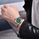 Мужские механические часы Pagani Design PD-1753 Silver-Green с сапфировым стеклом и механизмом Seiko NH35