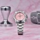 Мужские часы Pagani Design PD-1727 Silver-Pink с сапфировым стеклом и механизмом SEIKO VK63
