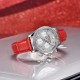 Женские часы Pagani Design PD-1730 Silver-Red с сапфировым стеклом и хронографом