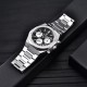 Мужские часы Pagani Design PD-1707 Silver-Black с сапфировым стеклом и хронографом SEIKO VK63