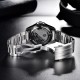 Мужские механические часы Pagani Design PD-1693 Silver-Black-Orange с сапфировым стеклом и GMT