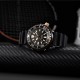Мужские часы Pagani Design PD-1695 Black-Gold с японским механизмом SEIKO NH35 и сапфировым стеклом