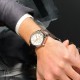 Мужские часы Pagani Design PD-1689 Silver-White-Brown с сапфировым стеклом и механизмом SEIKO VH65