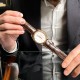 Мужские часы Pagani Design PD-1689 Gold-White-Brown с сапфировым стеклом и механизмом SEIKO VH65