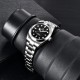 Мужские механические часы Pagani Design PD-1692 Silver-Black с сапфировым стеклом и механизмом SEIKO NH35