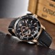 Мужские механические часы Pagani Design PD-1674 Gold-Black с механизмом SEIKO NH39 и сапфировым стеклом