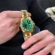 Мужские механические часы Pagani Design PD-1661 Yellow Gold-Green с сапфировым стеклом и автоподзаводом