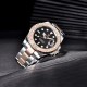 Мужские часы Pagani Design PD-1651 Gold-Black с сапфировым стеклом и механизмом SEIKO NH35