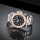Мужские часы Pagani Design PD-1651 Gold-Black с сапфировым стеклом и механизмом SEIKO NH35