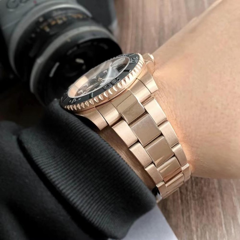 Мужские часы Pagani Design PD-1651 Gold-Black с сапфировым стеклом и механизмом SEIKO NH35