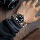 Мужские часы Pagani Design PD-1651 Gold-Black с сапфировым стеклом и механизмом SEIKO NH35