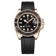Мужские часы Pagani Design PD-1651 Gold-Black Silicone с сапфировым стеклом и механизмом SEIKO NH35