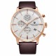 Мужские часы Pagani Design PD-2720 Gold-White-Brown с хронографом SEIKO VK67