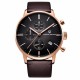 Мужские часы Pagani Design PD-2720 Gold-Black-Brown с хронографом и механизмом SEIKO VK67