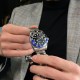 Мужские механические часы Pagani Design PD-1662 Silver-Blue-Black с GMT и сапфировым стеклом