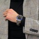 Мужские механические часы Pagani Design PD-1662 Silver-Blue-Black с GMT и сапфировым стеклом