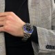Мужские механические часы Pagani Design PD-1662 Silver-Blue-Black с GMT и сапфировым стеклом