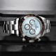Мужские часы Pagani Design PD-1644 Silver-Blue с сапфировым стеклом и механизмом SEIKO VK63