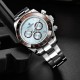 Мужские часы Pagani Design PD-1644 Silver-Blue с сапфировым стеклом и механизмом SEIKO VK63