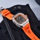 Мужские спортивные часы Pagani Design PD-YS012 Silver-Orange с сапфировым стеклом и механизмом Seiko