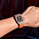 Мужские спортивные часы Pagani Design PD-YS012 Silver-Orange с сапфировым стеклом и механизмом Seiko