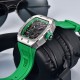 Мужские часы Pagani Design PD-YS012 Silver-Green с сапфировым стеклом и механизмом Seiko VH88