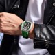 Мужские часы Pagani Design PD-YS012 Silver-Green с сапфировым стеклом и механизмом Seiko VH88