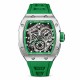 Мужские часы Pagani Design PD-YS012 Silver-Green с сапфировым стеклом и механизмом Seiko VH88