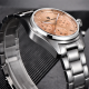 Чоловічий годинник Pagani Design PD-1773 Silver-Pink з сапфіровим склом та механізмом Seiko VK63