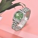 Жіночий годинник Pagani Design PD-1776 Silver-Green із сапфіровим склом та механізмом Seiko