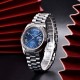 Мужские часы Pagani Design PD-1783 Silver-Blue с сапфировым стеклом и механизмом NH36A