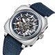 Мужские часы Pagani Design PD-1791 Blue-Silver с сапфировым стеклом и автоподзаводом