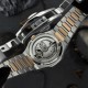 Мужские часы Pagani Design PD-YS025 Silver-Gold-Light Brown с сапфировым стеклом и автоподзаводом