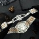 Мужские часы Pagani Design PD-YS025 Silver-Gold-Light Brown с сапфировым стеклом и автоподзаводом