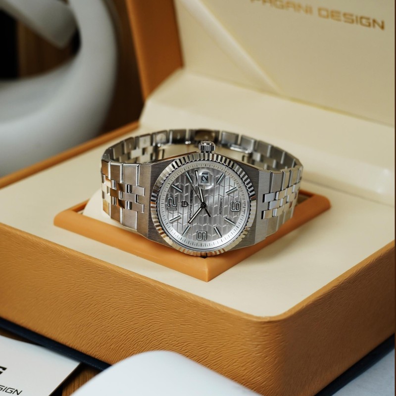 Мужские часы Pagani Design PD-YS027 Silver-White