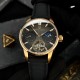 Мужские часы Pagani Design PD-YS021 Black-Gold с сапфировым стеклом и механикой с автоподзаводом