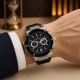 Мужские часы Pagani Design PD-YS032 Silver-Black-Black Rubber с сапфировым стеклом и хронографом