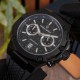 Мужские часы Pagani Design PD-YS032 Black-Black-Black Rubber с сапфировым стеклом и хронографом