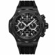 Мужские часы Pagani Design PD-YS032 Black-Black-Black Rubber с сапфировым стеклом и хронографом