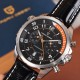 Чоловічий годинник Pagani Design PD-1811 Black-Silver з сапфіровим склом та хронографом