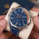 Чоловічий годинник Pagani Design PD-1811 Blue-Silver з хронографом та сапфіровим склом