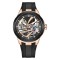 Pagani Design PD-YS030 Rose Gold-Black Rubber