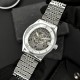 Мужские часы Skrox 7049 Silver с автоподзаводом и минеральным стеклом