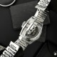 Мужские часы Skrox 7049 Silver с автоподзаводом и минеральным стеклом