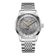 Мужские часы Skrox 7049 Silver с автоподзаводом и минеральным стеклом