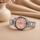 Женские часы Casio LTP-1303D-4A с розовым циферблатом и стальным браслетом