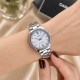 Женские часы Casio LTP-V005D-2B3 классические со стальным браслетом и синим циферблатом
