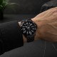 Мужские часы Casio MTP-VD01B-1B с минеральным стеклом и черным металлическим браслетом