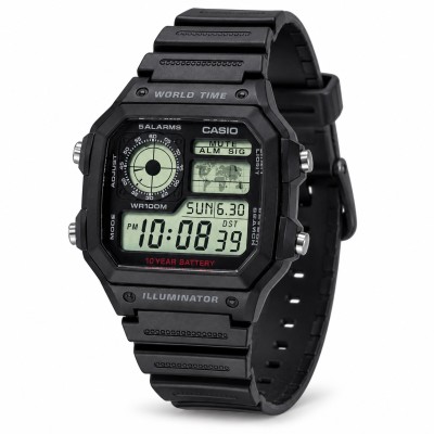 Чоловічий годинник Casio AE-1200WH-1A