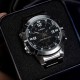 Чоловічий годинник Casio AMW-870D-1A у сталевому корпусі з комбінованим циферблатом